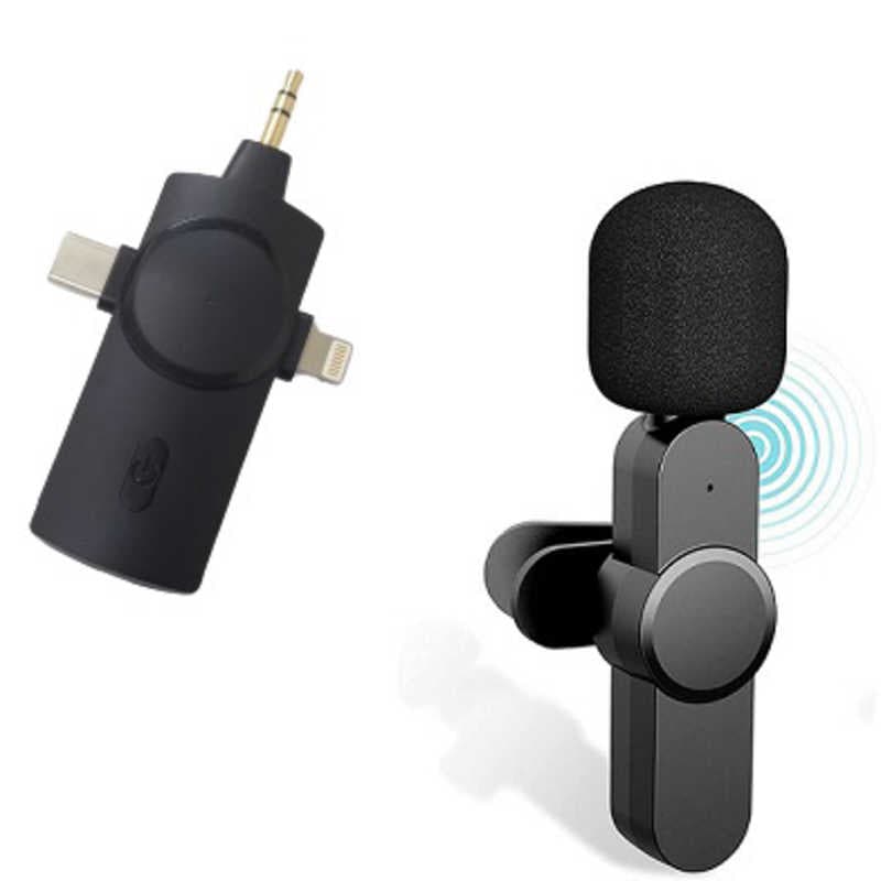 ROYALMONSTER　RM スマートフォン用ワイヤレスマイク(3in1) BK　RM-3778MIC3 5,610円