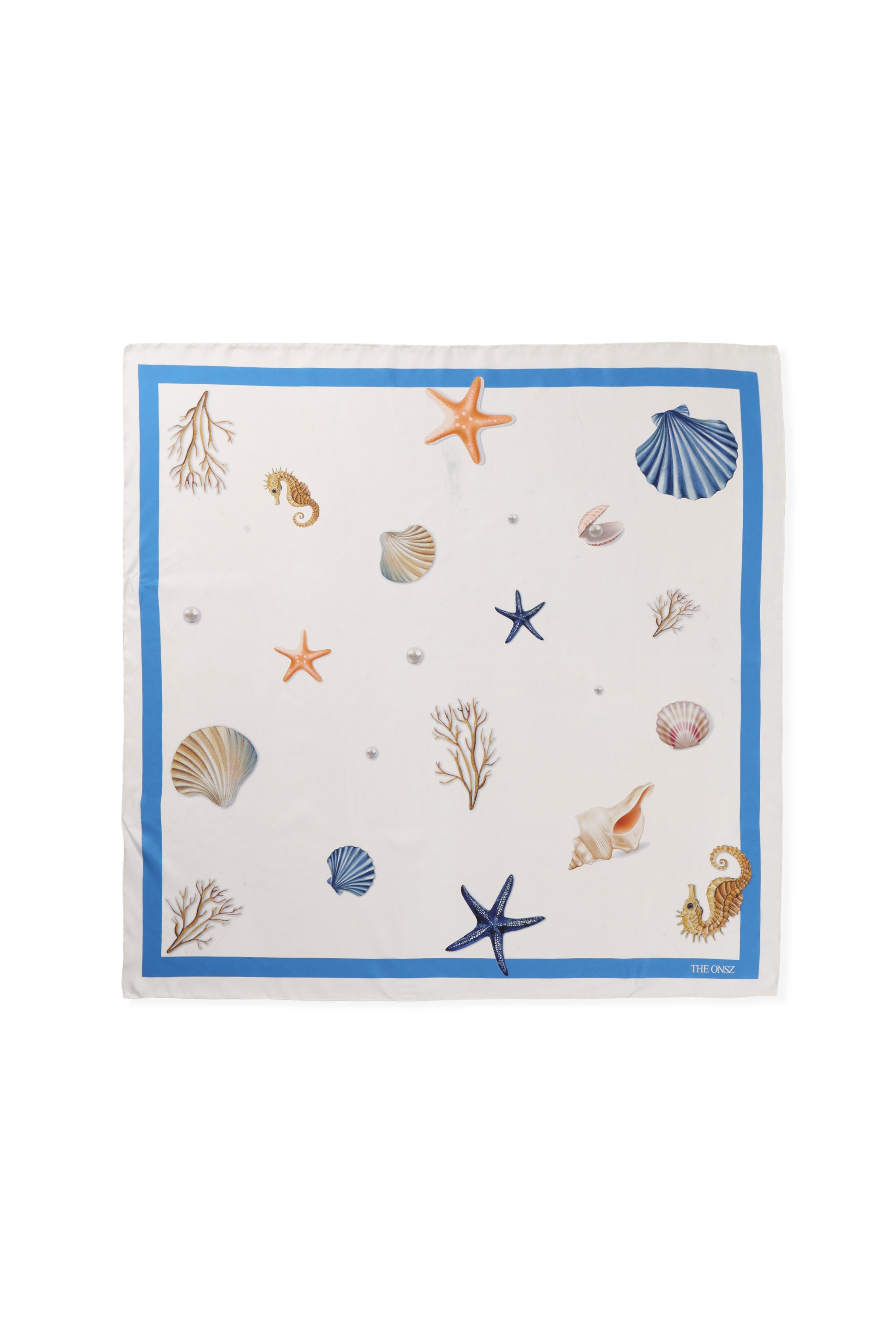SILK COLOR SEASHELL SCARF