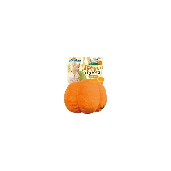 【1ケース】【お取り寄せ対象品】ドギーマン ウサギのおもちゃ おやさいパラダイス かぼちゃ(1個)[ミニアニマン] *72個