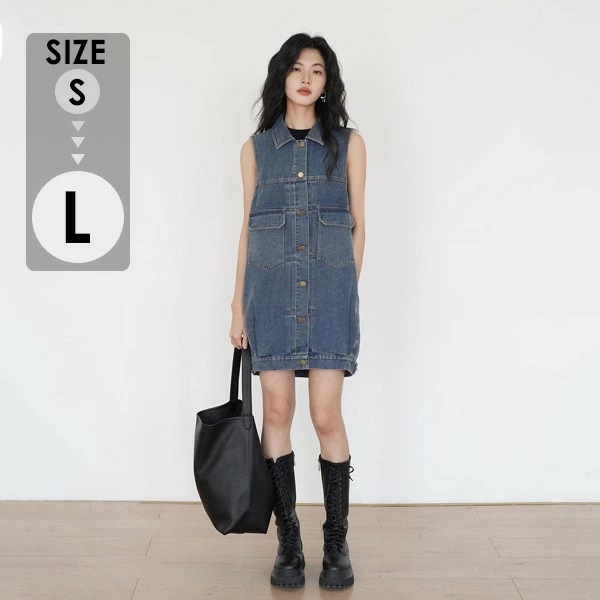デニムワンピース リゾートワンピース 大人可愛い 夏ワンピース ワンピース デニム 夏 ノースリーブ フラッタースリーブ レディース サマー 夏ワンピ レディース 体型カバー フレア 海外旅行 おしゃ