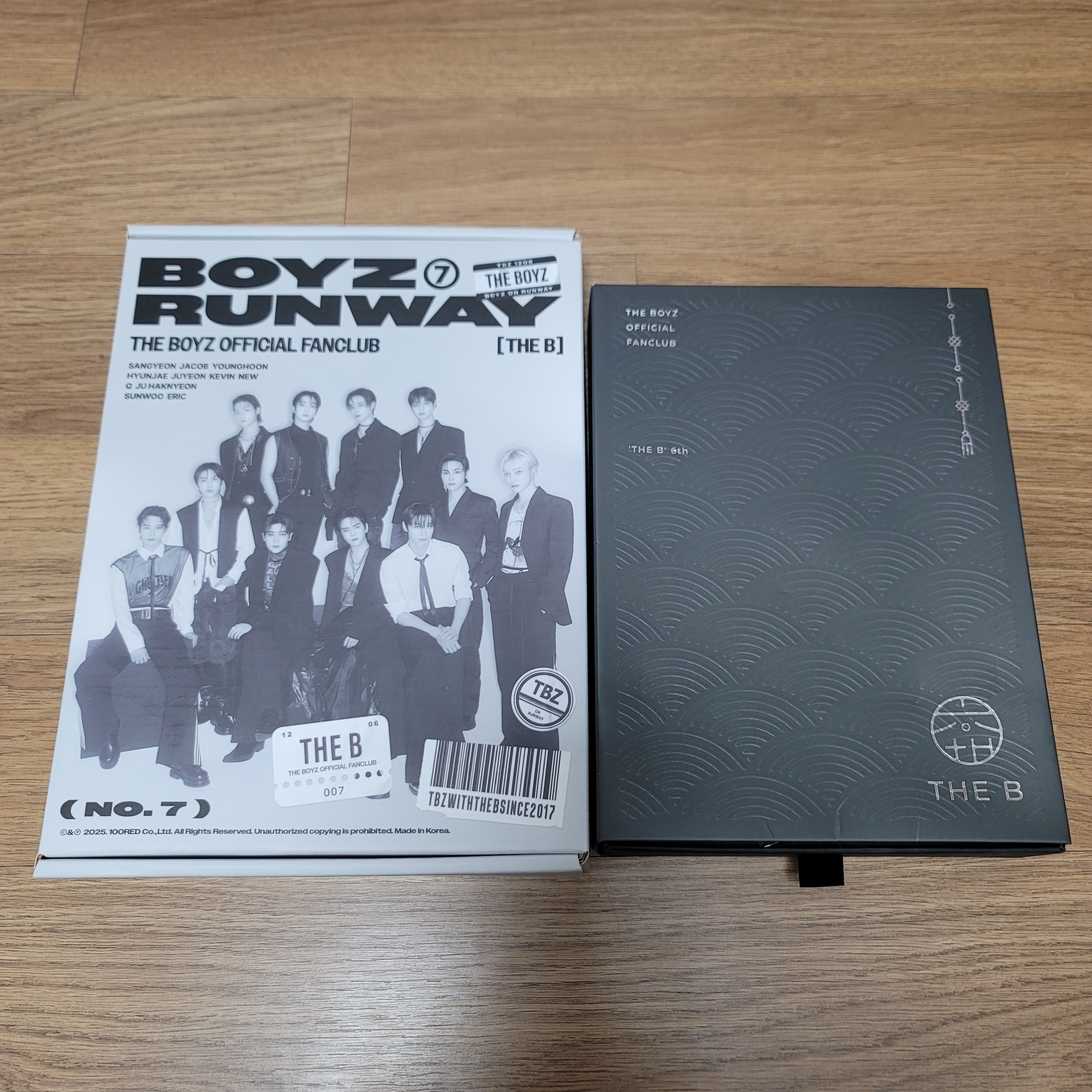 THE BOYZ - 6th + 7th Membership Kit SET for The B fanclub boyz runway FC ファンクラブ THE B ファンクラブ