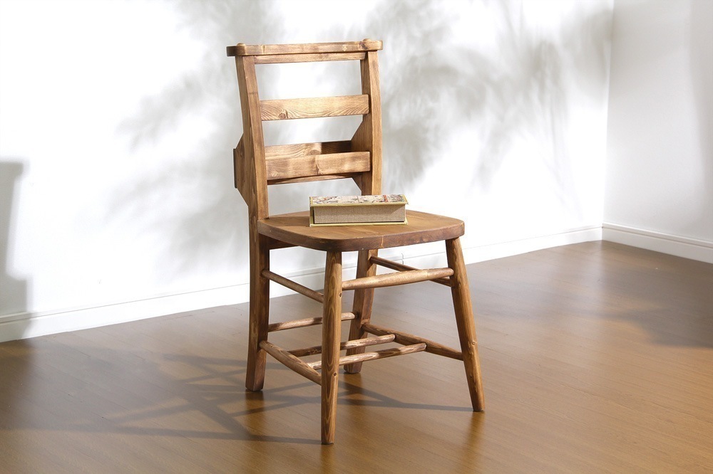 ダイニングチェア 椅子 おしゃれ ナチュラルカントリー アンティーク クラシカル いす イス 木製 天然木パイン材 オイル仕上げ 完成品 座面高43cm 2脚セット