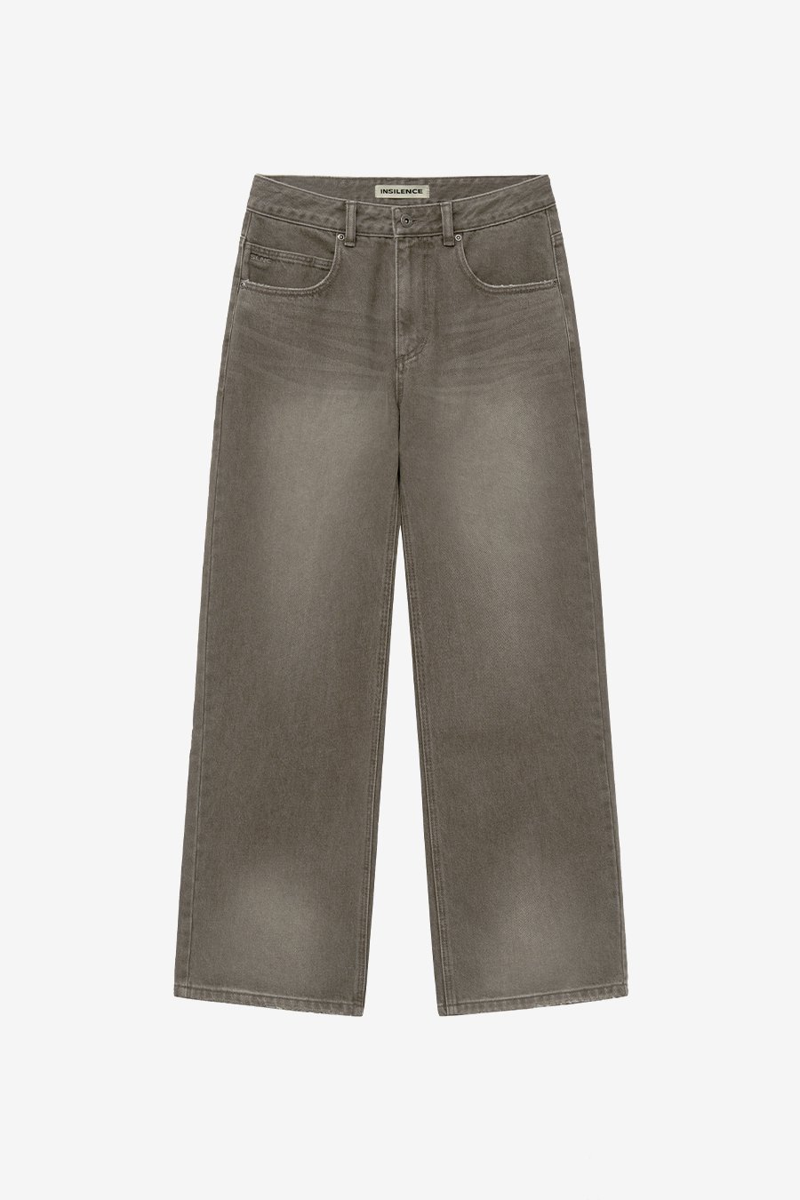 【INSILENCE】 VINTAGE WIDE DENIM : BROWN