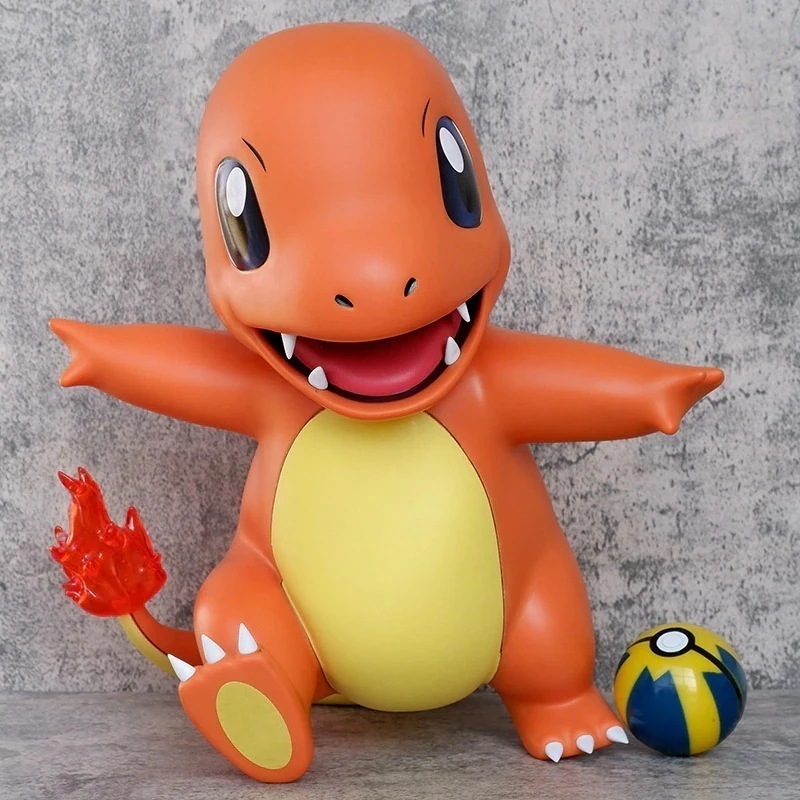 大きなトゲピーヒトカゲフシギダネのポケモンモデルフィギュアとオーナメント