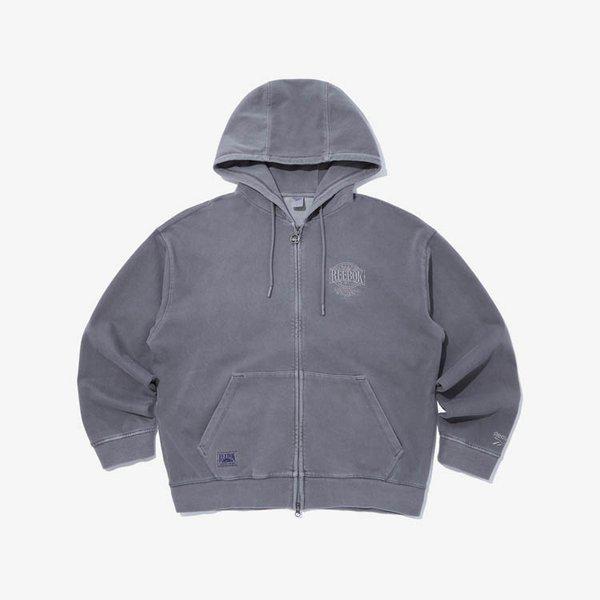 ガーメントダイイング フードジップアップ - アッシュグレー REJU-6EZ20-G2 16,869円