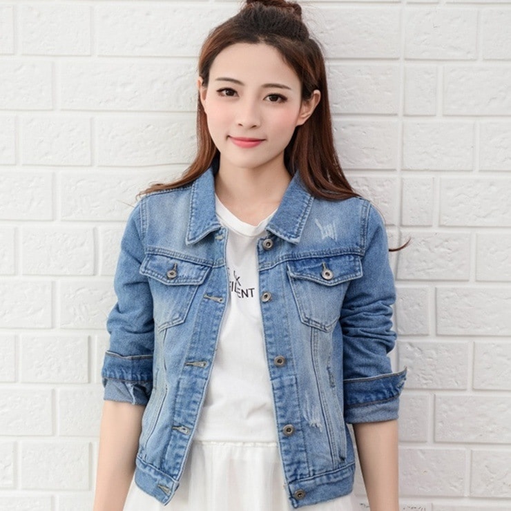 アウター ジャケット レディース 春 かわいい 軽い Gジャン 長袖 襟付き ポケット 前開き 白 ホワイト 黒 ブラック 赤 レッド 青 ブルー 緑 グリーン カーキ ピンク 水色 パステルカラー