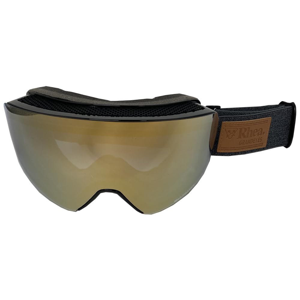 [レア] スノーゴーグル GOLD REVO