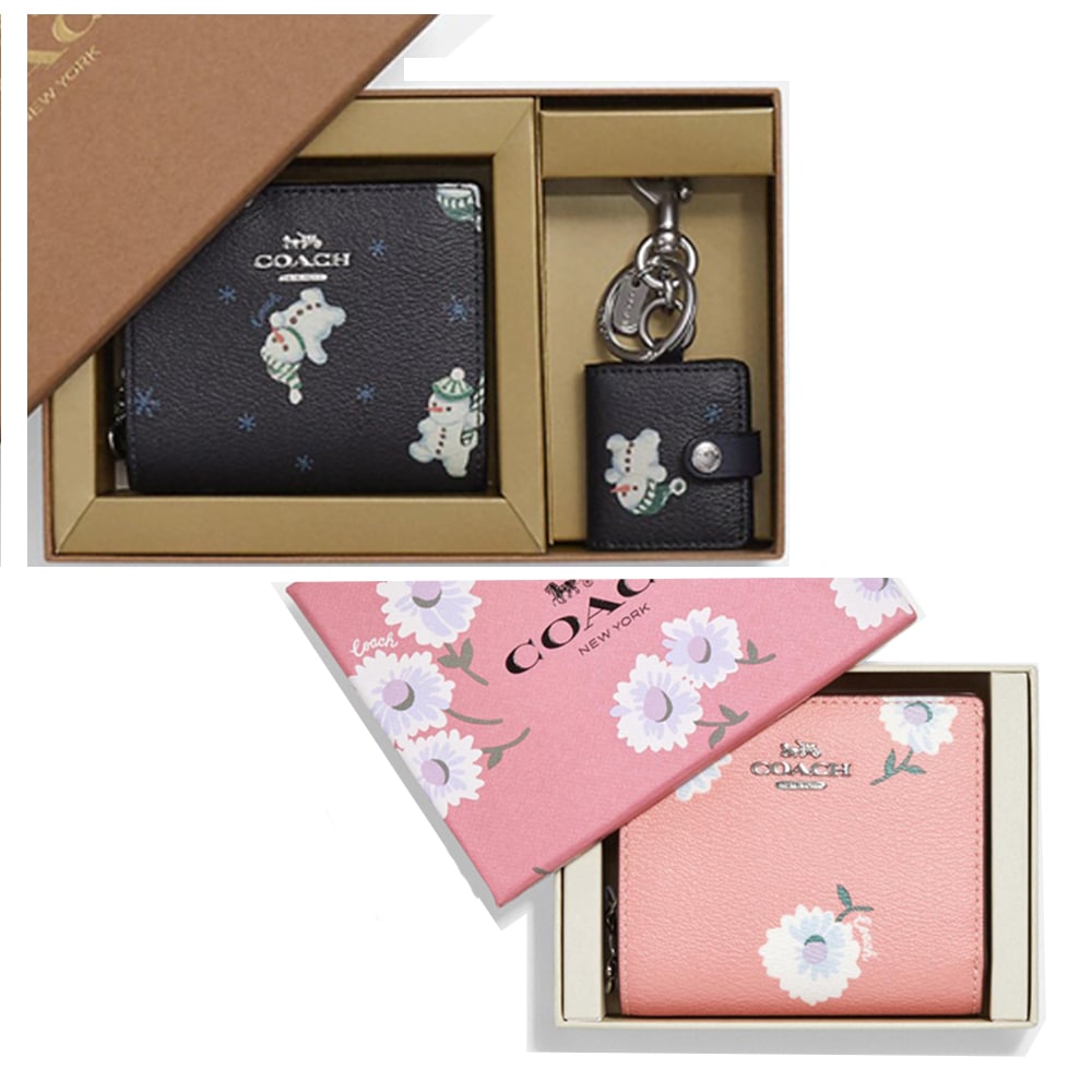 プレゼント用 箱付き 二つ折り財布 お財布 セット品 C2889 C6941