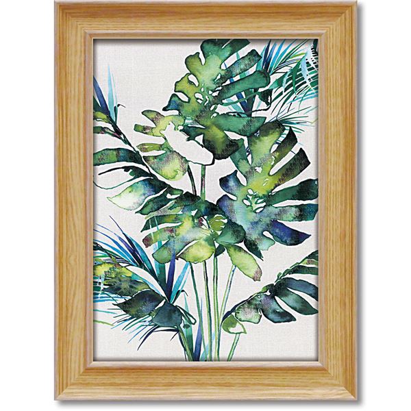 ユーパワー サマー/ソーントン Gel加工 アートフレーム 「モンステラ リーフ」