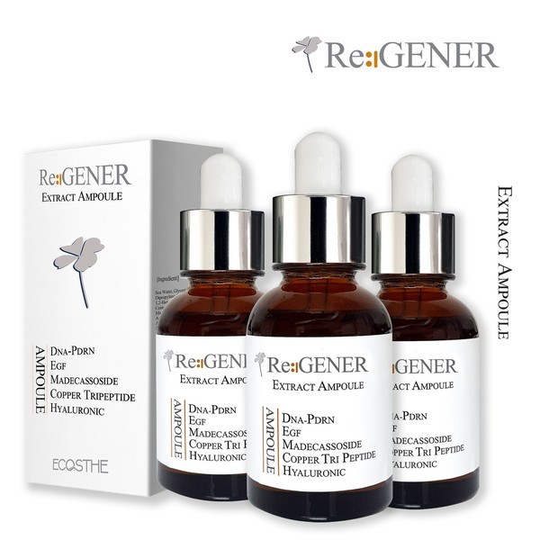 ReGENER エクストラクトアンプル30ml x 3本) - 肌の時間を止めてください (贈呈品なくなり次第贈呈終了)