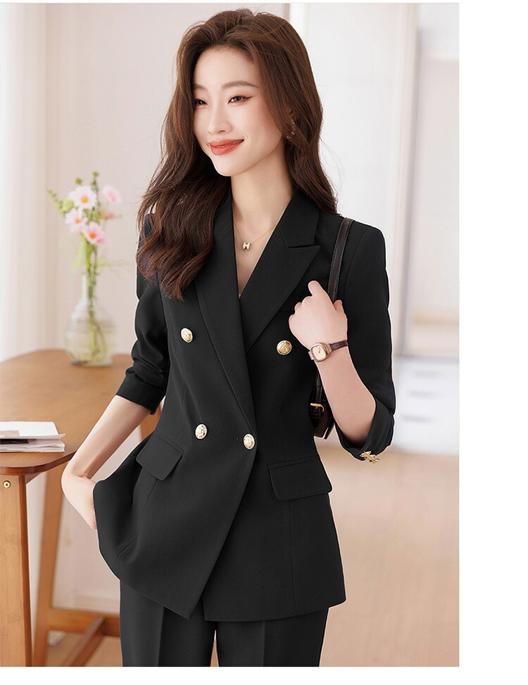 スーツ レディース 蔵青色 春秋 正装 職業 セットアップ 気質 9921 5,653円