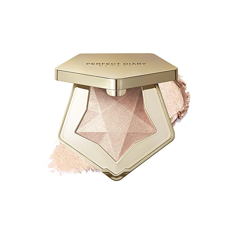 PERFECT DIARY（パーフェクトダイアリー）ハイライトパウダー スターダストダイヤモンド ハイライター ルミナイザー キラキラ 立体感 パール ツヤ肌 02ライトシャンパン
