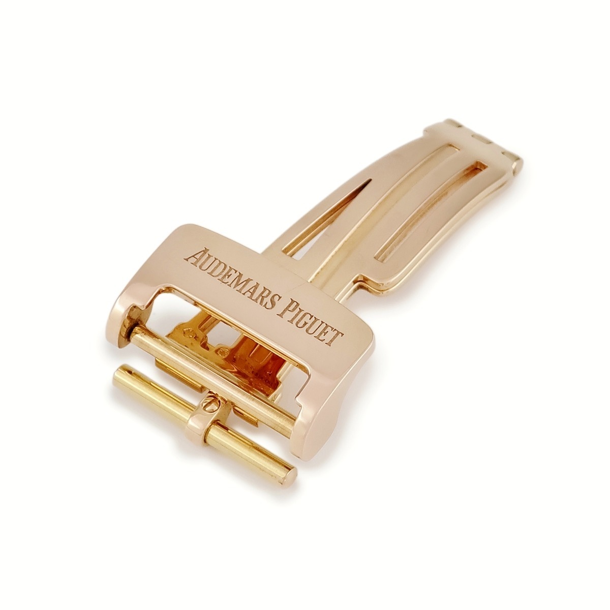 オーデマピゲ AUDEMARS PIGUET 腕時計パーツ 純正 ロイヤルオーク用 K18PG ピンクゴールド K18PG無垢 Dバックル パーツ 18mm幅対応 ゴールド 【中古】