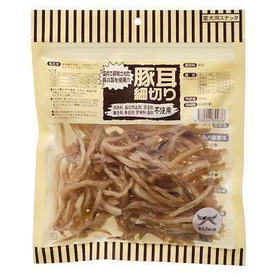 他サイト： オーシーファーム　豚耳　細切り　１６０ｇ　犬　おやつ　ＣＲＣ45―14―05―20―00の商品画像