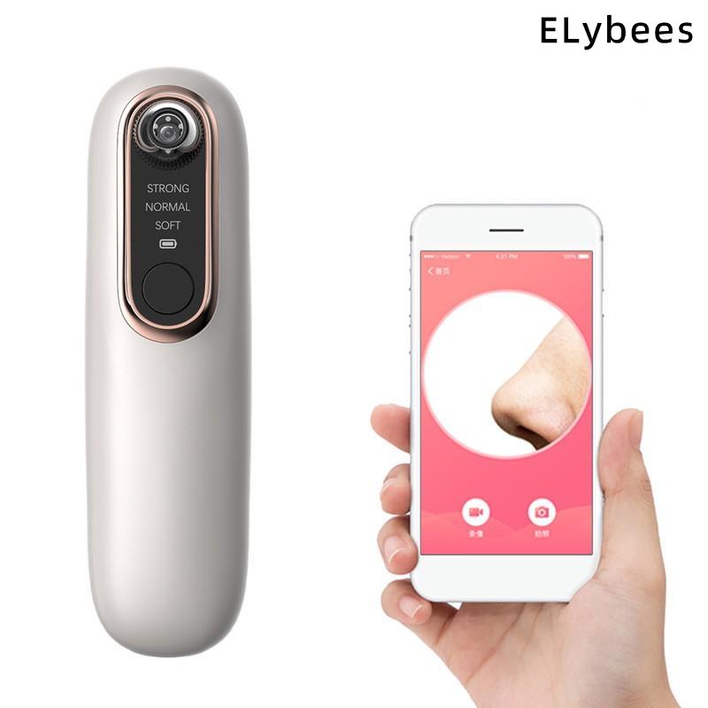 視覚的黒ずみ器具黒ずみ洗浄アーティファクト黒ずみ抽出器黒ずみアーティファクトにきび除去剤黒ずみ器具毛穴クリーナー美容器具ガールフレンドへの誕生日プレゼントアイボリー ホワイト アップ