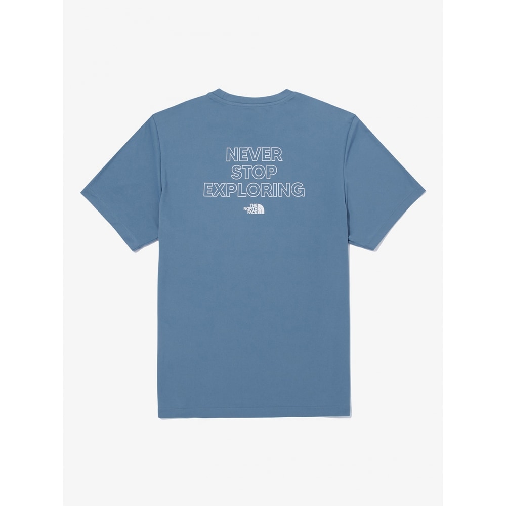 ザノースフェイス NT7UQ07G リバーカリーグラフィックショートスリーブラウンドTシャツ