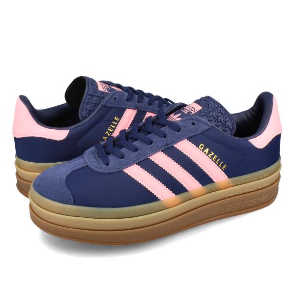adidas GAZELLE BOLD W アディダス ガゼル ガッツレー ボールド ウィメンズ レディース DARK BLUE/PINK SPARK/DARK BLUE ネイビー IG4390