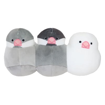 大人の図鑑 ペンケース ぬいぐるみペンポーチ 文鳥 ...のサムネイル