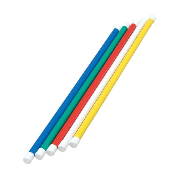 体操棒100(5色1組) 長さ100x直径3cm T2793 1組