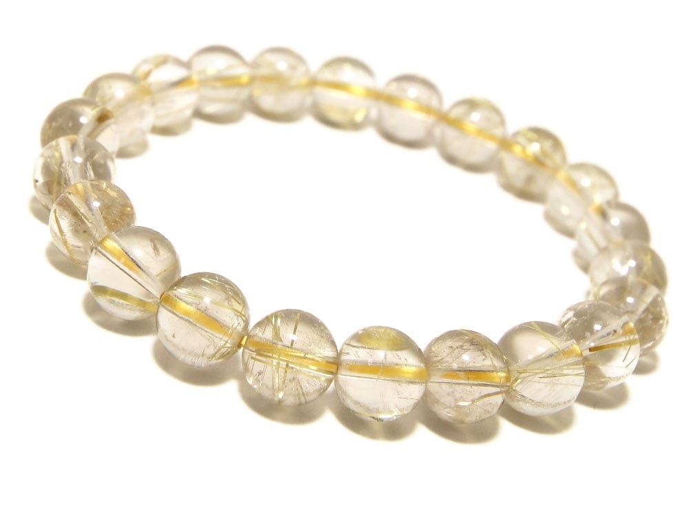 ゴールドルチルクォーツ ルチルクォーツ ブレスレット 8mm パワーストーン ブレスレット メンズ レディース 天然石 数珠 アクセサリー メンズブレスレット レディースブレスレット パワー h705