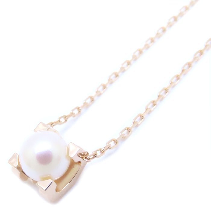 C ドゥ カルティエ ネックレス パール 真珠6.5ミリ B7059000 K18PG ピンクゴールド/293875【中古】