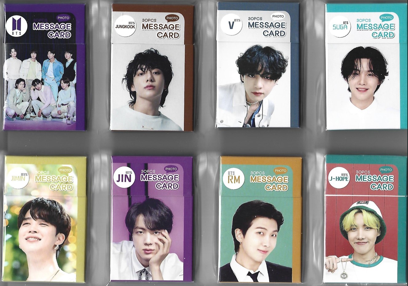 [8個] BTS [バンタン] フォト メッセージカード [30枚セット] B-202402