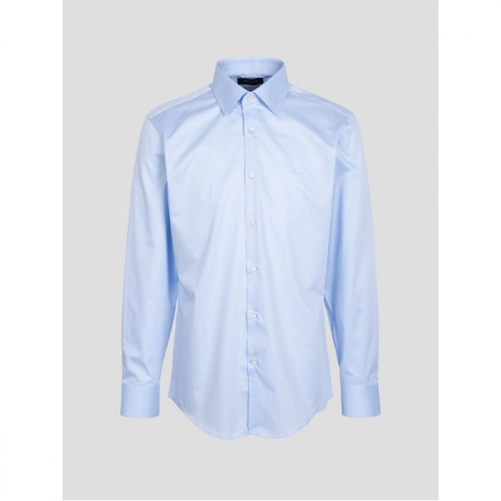 (ロガディス) (ノンアイロン) SOKTAS ソリッドレギュラーフィットシャツスカイブルー (MA4164R6Q)
