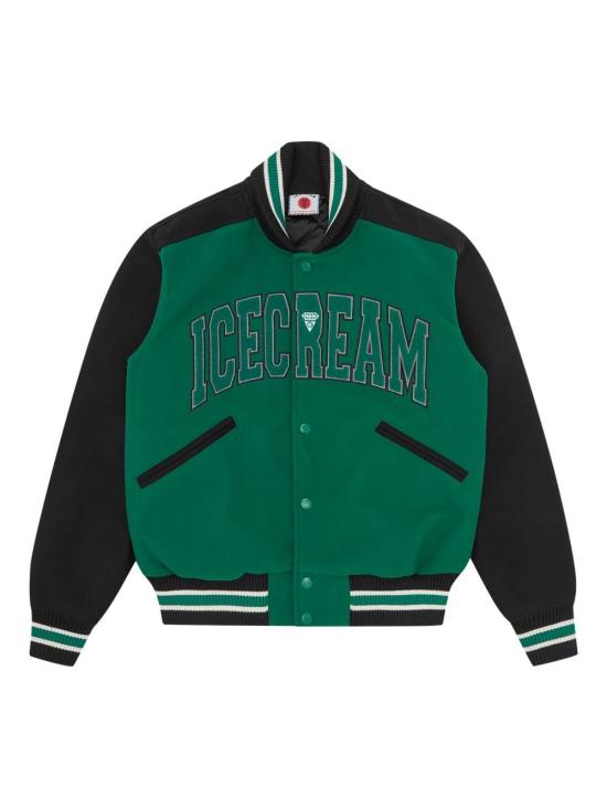 ICECREAM Men Jacket IC25302 GREEN BLACK Green