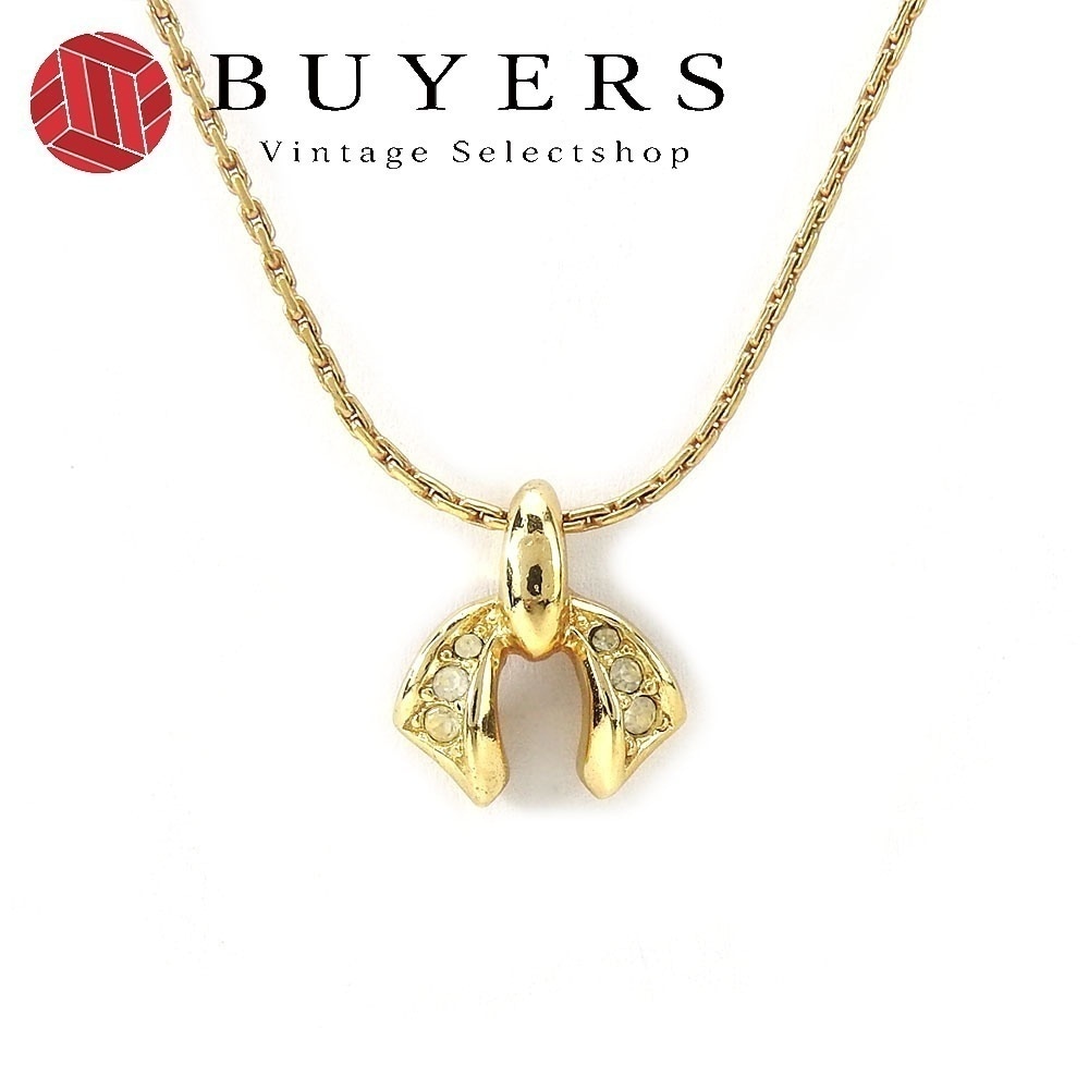中古 ネックレス メタル ゴールド ゴールド金具 ラインストーン アクセサリー レディース 女性 8,217円