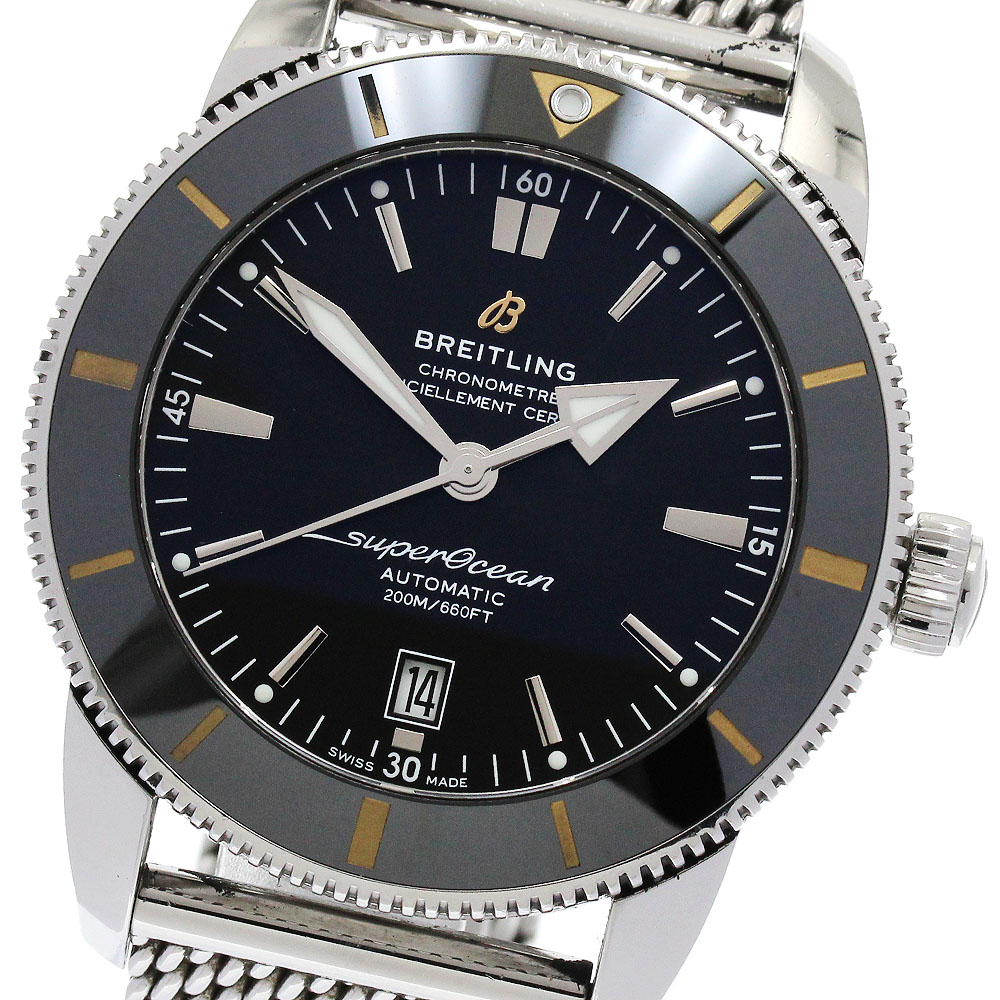 ブライトリング BREITLING AB2020 スーパーオーシャン ヘリテージII 46 デイト 自動巻き メンズ _887375【中古】