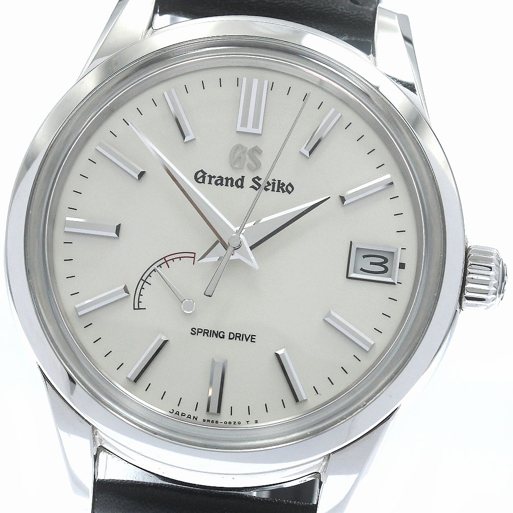 セイコー SEIKO SBGA293/9R65-0BJ0 GS グランドセイコー パワーリザーブ スプリングドライブ メンズ 箱・保証書付き_886256【中古】
