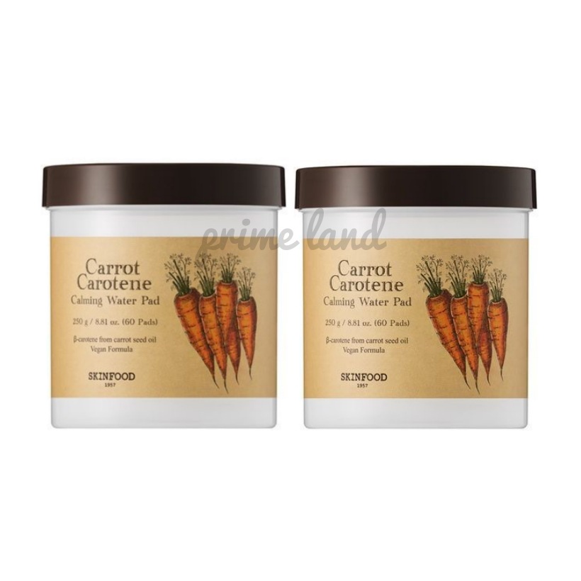キャロットカロテンカーミングウォーターパッド, 60枚, 2個 4,568円
