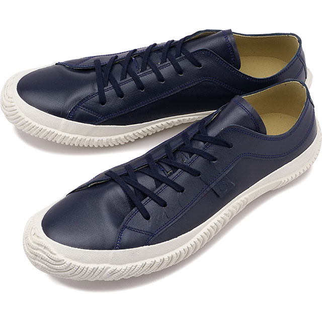 スピングル SPINGLE スニーカー [SP110-216] SP-110 メンズ・レディース 日本製 カンガルーレザー Deep-Navy 正規取扱店