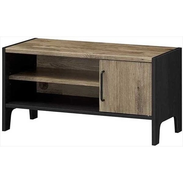 ラック 棚 扉付き ローボード 古材 ヴィンテージ インダストリアル 木製 木目柄 テレビ台 低ホルムアルデヒド 日本製 キャビネット サイドボード