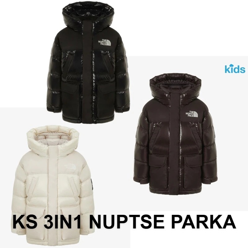 韓国正規品保証 関税負担なNJ1DR55S KS 3IN1 NUPTSE PARKA(RDS)イリー 基本 着装 男子 女子 人気 韓国 ファッション 男女共用 アウ