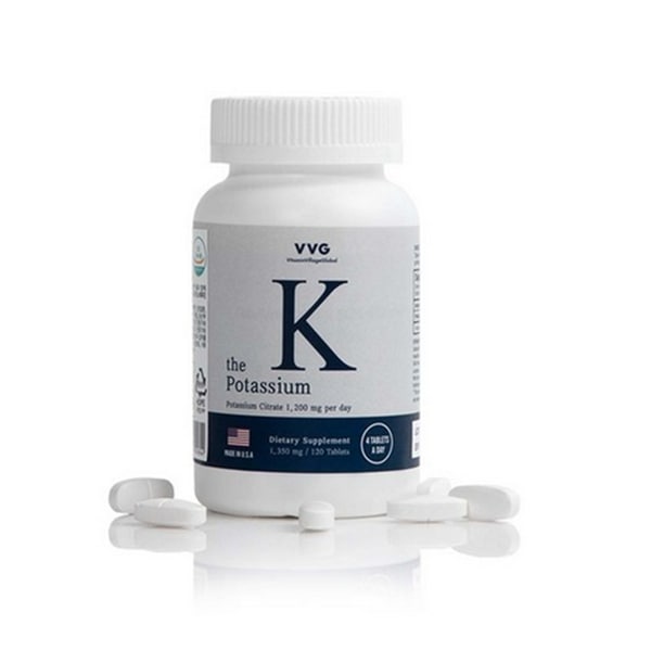 VVG アメリカ直輸入 ザケイカリウム ポタシウム 1,350mg*120個 5,091円