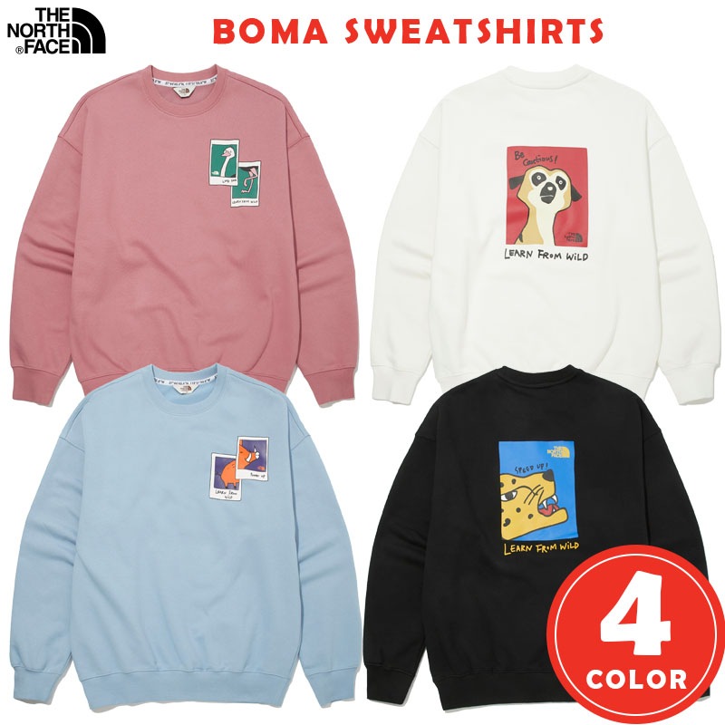 韓国正規品保証 関税負担なし NM5MM54J BOMA SWEATSHIRTSデイリー 基本 着装 男子 女子 人気 韓国 ファッション 男女共用 アウトドア