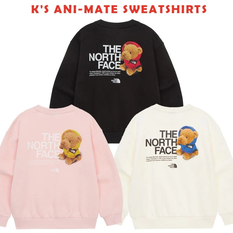 韓国正規品保証 関税負担なしNM5MR06S KS ANI-MATE SWEATSHIRTS デイリー 基本 着装 男子 女子 人気 韓国 ファッション 男女共用 アウトドア