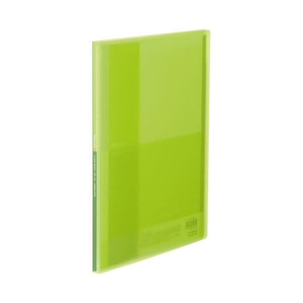 （まとめ）コクヨ クリヤーブック（Glassele） 固定式 A4タテ 10ポケット ライトグリーン ラ-GL10LG 1冊 (×30セット)