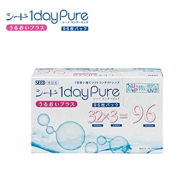 SEED ワンデーピュア うるおいプラス 96枚 1dayPure コンタクトレンズ 一日使い捨て