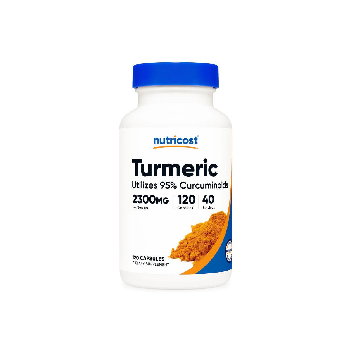 [USA] Nutricost ニュートリコスト Turmeric (95% curcuminoids) 500mg カプセル 120錠