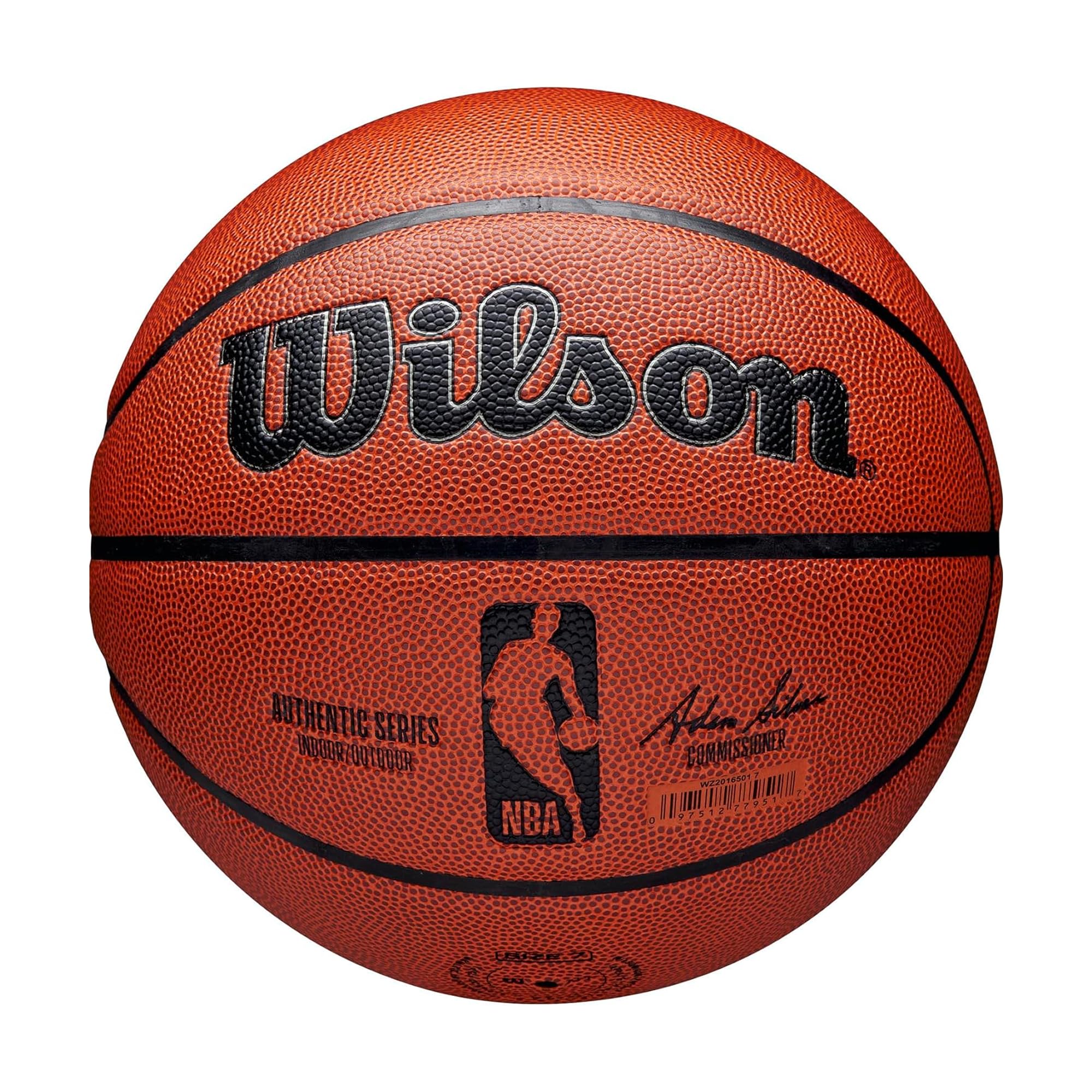 Wilson(ウイルソン) バスケットボール NBA AUTHENTIC(オーセンティック) WZ2016501XB7 インドア/アウトドア用 7号/ 直径約24.5cm