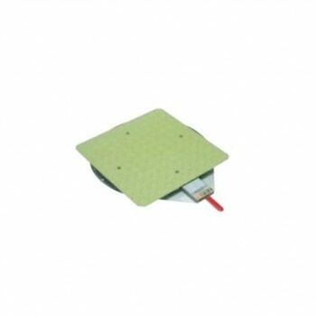 サカエ クルクル回転盤 スチール天板 400x509x23.3mm ハンドストッパー付 KS-40ST