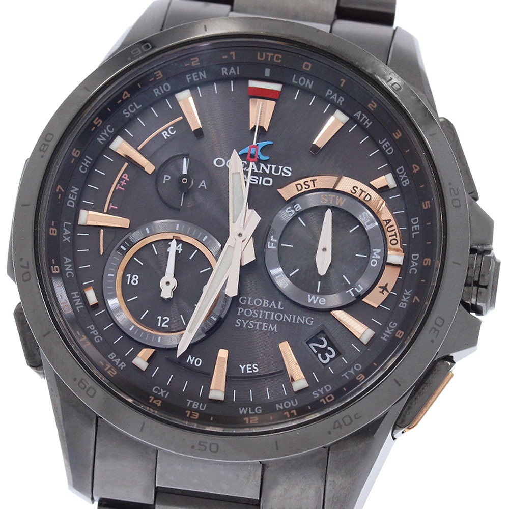 カシオ CASIO OCW-G1000B-1A2JF オシアナス GPS ソーラー電波 メンズ 良品 _943821【中古】