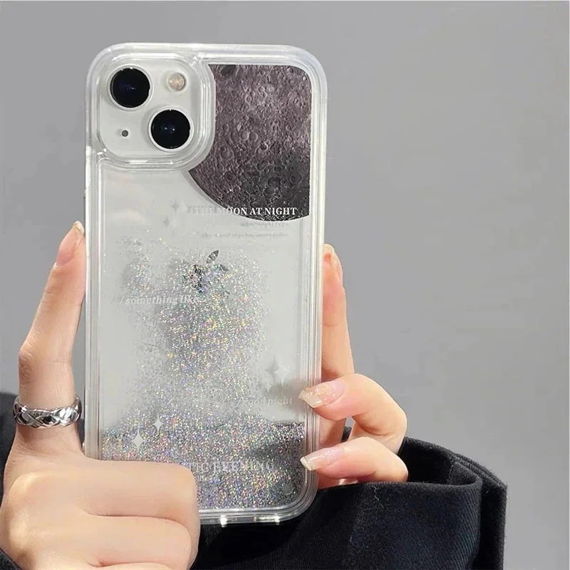 クリア 高級感 iphone 14 14 pro フラッシュふん プラネット ソフト 耐衝撃 スマホ ケース iphone 13 12 11 保護ケース