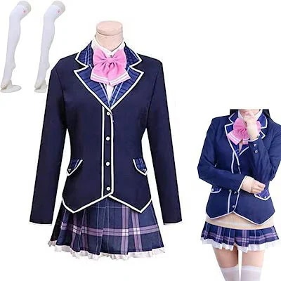 【3日で出荷し】コスプレ衣装 月ノ美兎 衣装＋靴下 ウィッグ追加可 つきのみと衣装 コスプレ服 可愛い コスプレ ハロウィン