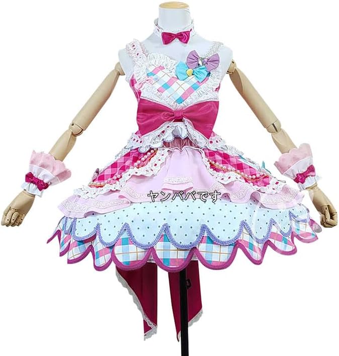 アイカツスターズ! 虹野ゆめ コスプレ衣装(ウィッグ 靴別売り)