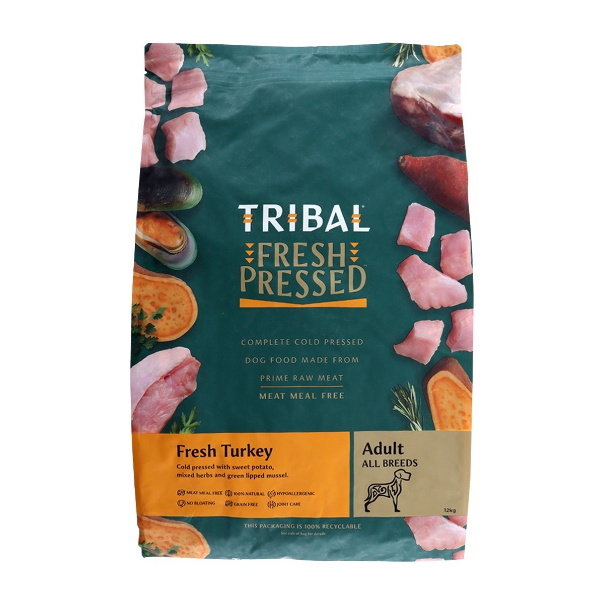 トライバル ドッグフード フレッシュターキー 12kg
