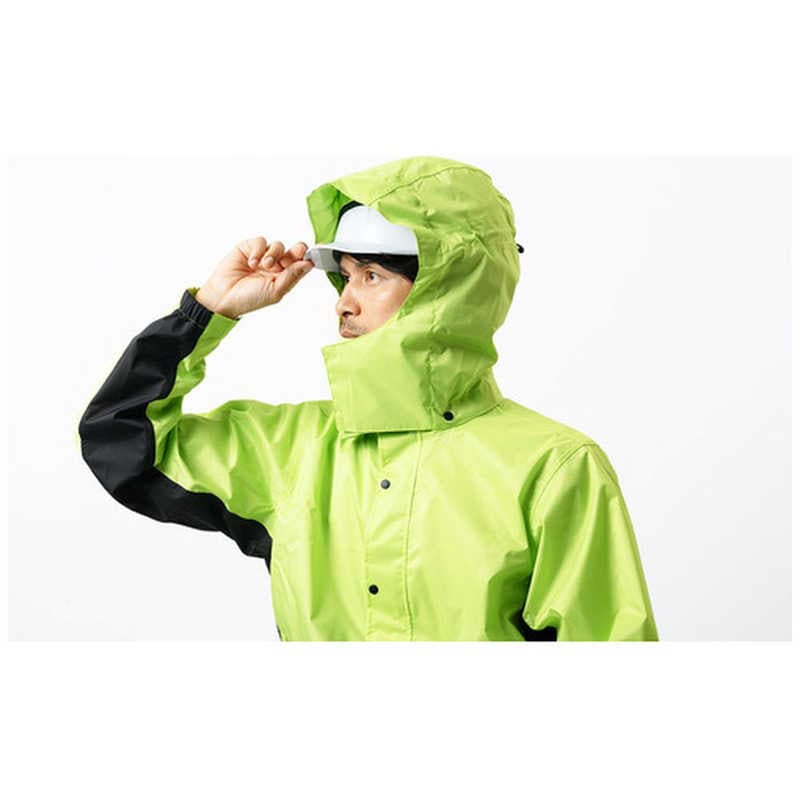 カジメイク　レインスーツエボリューション ライム 3　7521843L