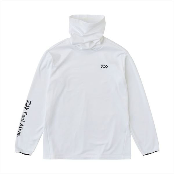 ダイワ ウェア DE-9325 ストレッチシャツネックウォーマー ホワイト 2XL